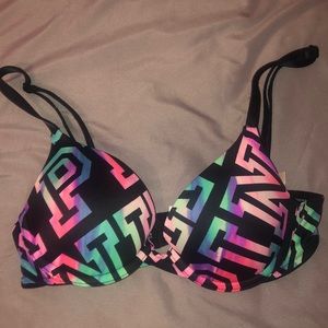 pink push up everywhere bra